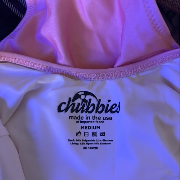 Chubbies Light Pink Pineapple Printed One Piece‎ Swimsuit - Picture 6 of 6